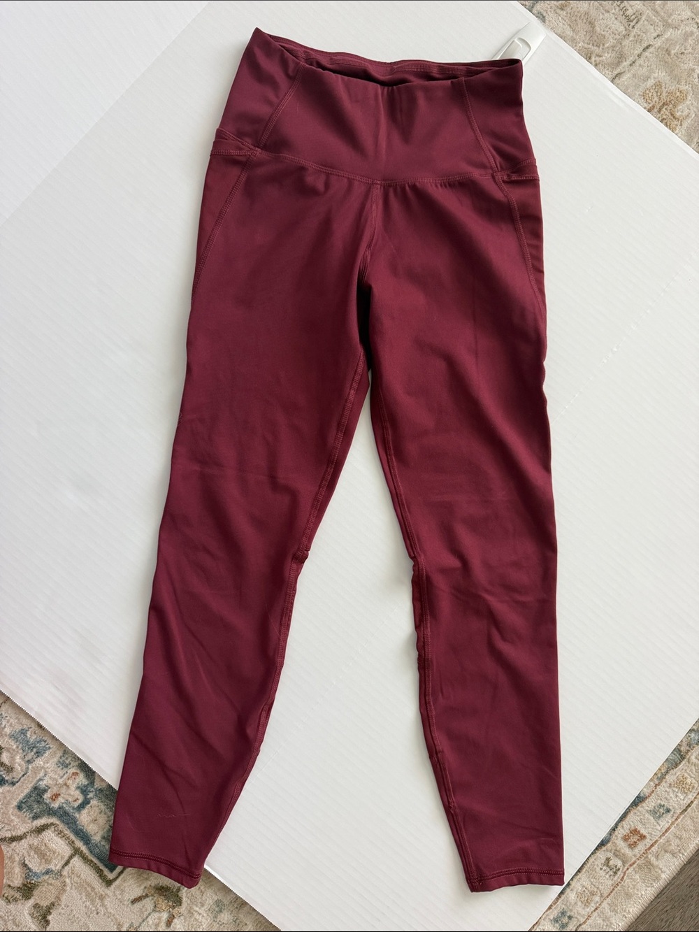 all in motion Burgundy High-Rise Active Leggings SMALL